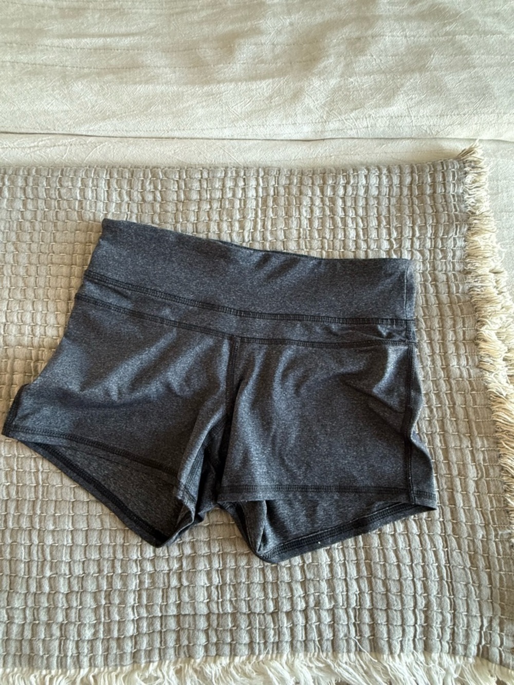 Grey biker shorts